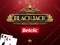 Blackjack Bonus Wheel 1000 Multihand Betclic