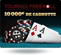 BETCLIC : 4 tickets Freeroll 1000 euros Offerts et Freeroll 10 000 euros le 04/12 Promo_10k